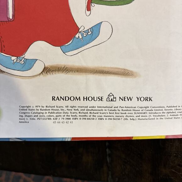 Richard Scarry's Best First Book Ever by Richard Scarry - Used Kids Book - Picture 7 of 7